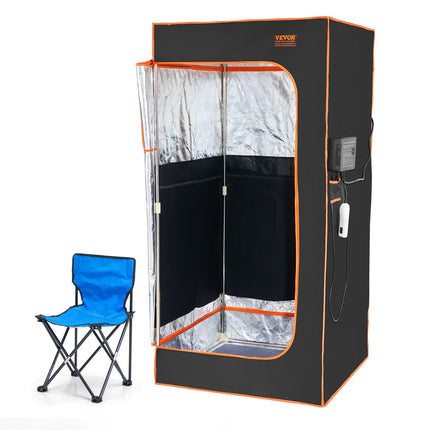 Sauna Tent Far Infrared 1400W Personal Home Spa Loss Weight Detox Therapy.