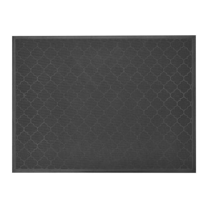 Front Door Mat, 1194 x 889 mm Commercial Floor Mat for Indoor and Outdoor, Modern Stylish Carpet with TPE Backing, Heavy Duty Washable Entry Industrial Rug for Hallway, Balcony, Garage, Brown.