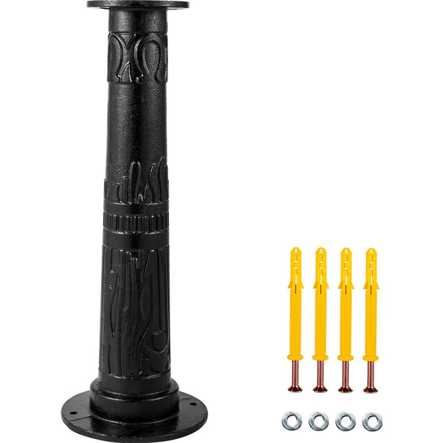 Antique Hand Water Pump Stand Pitcher Pump Stand for Yard Garden Black.