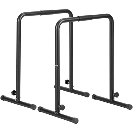 Dip Bars, 200 kg Capacity, Heave Duty Dip Stand Station with Adjustable Height, Fitness Workout Dip Bar Station Stabilizer Parallette Push Up Stand, Parallel Bars for Strength Training Home Gym.