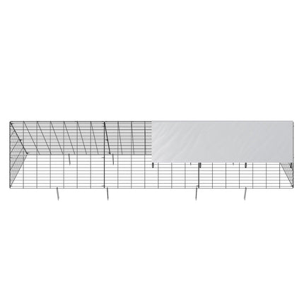 Chicken Tunnels, 300 x 71 x 61.5cm (LxWxH) Chicken Tunnels for Yard, Portable Chicken Tunnels for Outside Easy Installation, Chicken Coop Run, Suitable for Chickens, Ducks, Rabbits.