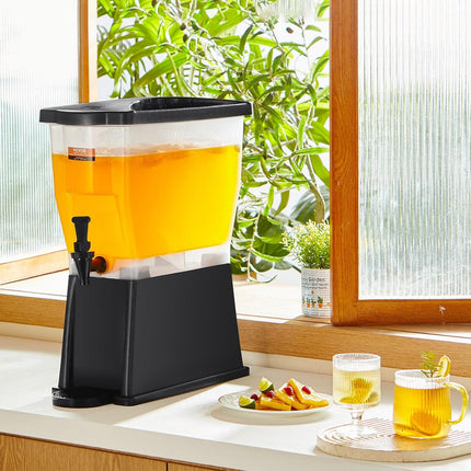 Beverage Dispenser, 3 Gallon Drink Dispenser for Parties, Plastic Juice Dispenser with Stand Spigot Lid, Iced Tea Lemonade Juice Water Dispenser, for Restaurants, Hotels, Parties.