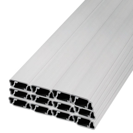 Spring Wire and Lock Channel,2 m Spring Lock & U-Channel Bundle for Greenhouse, 20 Packs PE Coated Spring Wire & Aluminum Alloy Channel, Plastic Poly Film or Shade Cloth Attachment with Screw.