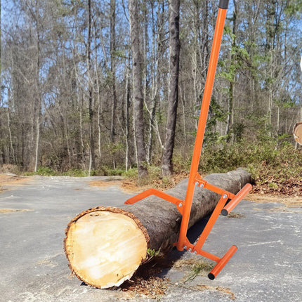 Timberjack, 46.5 in, Heavy Duty Steel Log Lifter, Log Roller with Adjustable Cant Hook, Logging Tools Log Jack for Logs Ups to 15" Dia, Timber Jack for Rolling Cutting Lifting Logs.