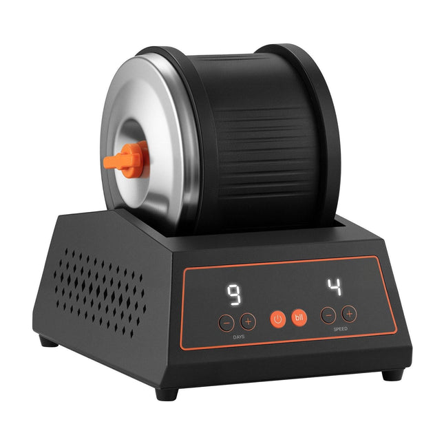 Rock Tumbler Kit, 4lbs Rock Polishing Kit, 4 Speed Settings 9-Day Polishing Timer Stone Polishing Kit, Belt-Free Rock Polisher with Adapter & Overload Protection, Rock Polisher for Adults Kids.