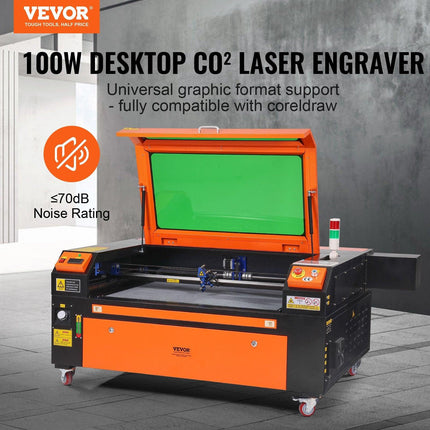 100W CO2 Laser Engraver Engraving Carving Print Machine 600x900 mm Workbed.