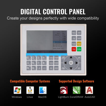 100W CO2 Laser Engraver Engraving Carving Print Machine 600x900 mm Workbed.
