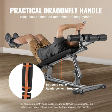 Weight Bench Adjustable Situp Incline Bench for Home Gym Strength Training.