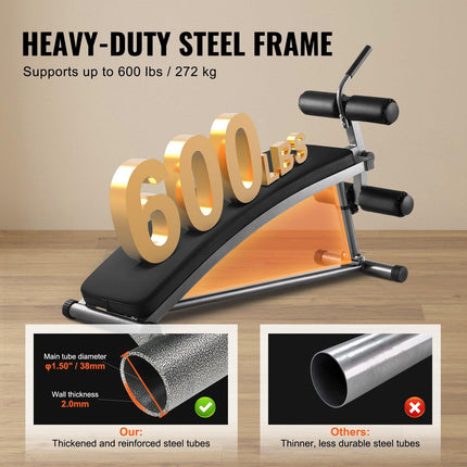 Weight Bench Adjustable Situp Incline Bench for Home Gym Strength Training.