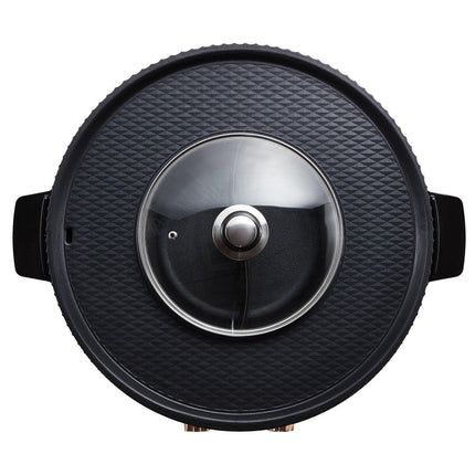 Hot Pot with Grill 1800W 2-in-1 Electric Smokeless Grill and Hot Pot.