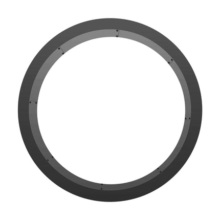 Fire Pit Ring, 40-Inch Outer/36-Inch Inner Diameter, 10inch Height 2.5mm Thick Fire Pit Insert, Heavy Duty Carbon Steel Liner DIY Campfire Ring above or In-Ground, for Outdoor Camping, Bonfires.