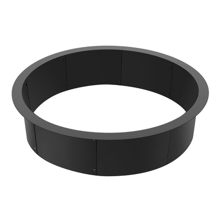 Fire Pit Ring Round 45 Inch Outer Steel Liner DIY Campfire Ring Firepit.