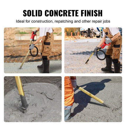 Handheld Electric Concrete Vibrator 800W 1.5M Shaft Air Bubble Remover.
