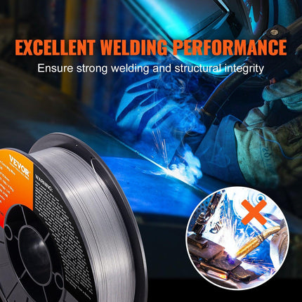 Flux Core MIG Welding Wire E71T-GS 0.035" 10LB Gasless Mild Steel MIG Wire.