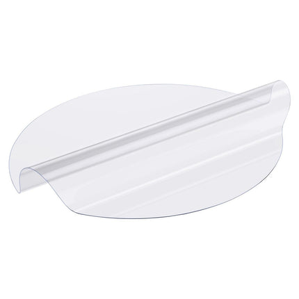 Plastic Table Cover, 42 x 42 Inch 2.0 mm Thick Clear Table Protector, Round PVC Desk Mat, Waterproof & Easy Cleaning Desk Pad Tablecloth, for Office Dresser Dining Room Table Night Stand.