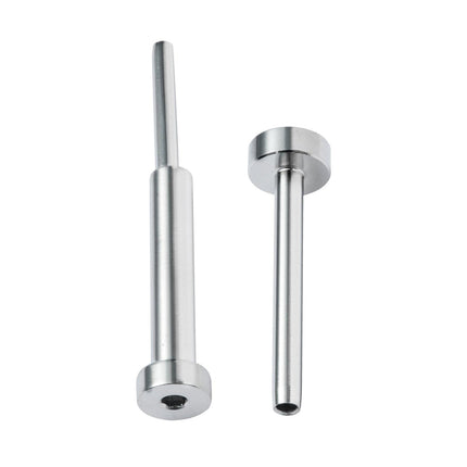 20 Pack Invisible Cable Railing kit, T316 Stainless Steel 3.2mm Invisible Receiver and Swage Stud End for Cable Railing, Swage Tensioner 3.2mm for Wood/Metal Post, Cable Railing Hardware, Silver.