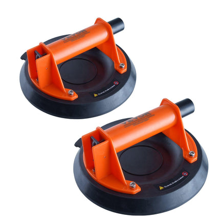 Glass Suction Cup, 203 mm 2 Pack 278 kg Capacity, Vacuum Suction Cup with ABS Handle and Carry Box, Heavy Duty Industrial Suction Cup Lifter Tool for Glass, Granite, Tile, Metal, Wood Lifting.