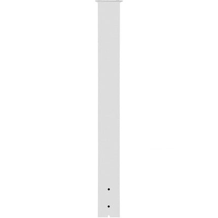 Mailbox Post, 43\" High Mailbox Stand, White Powder-Coated Mail Box Post Kit, Q235 Steel Post Stand Surface Mount Post for Sidewalk and Street Curbside, Universal Mail Post for Outdoor Mailbox.