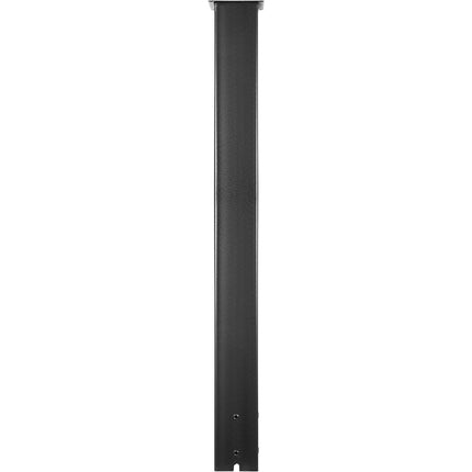 Mailbox Post Stand Mail Box Post 43" Black Powder-Coated Steel for Outdoor.