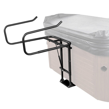 Hot Tub Cover Lift, Spa Cover Lift, Hydraulic, Height 84.07cm - 104.9cm Width 134.87cm - 234.95cm Adjustable, Installed Underneath on one Sides, Suitable for Various Sizes of Hot Tubs, Spa.
