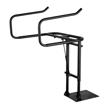 Hot Tub Cover Lift, Spa Cover Lift, Hydraulic, Height 84.07cm - 104.9cm Width 134.87cm - 234.95cm Adjustable, Installed Underneath on one Sides, Suitable for Various Sizes of Hot Tubs, Spa.