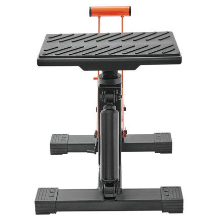Dirt Bike Lift Stand, Motorcycle Jack Lift Stand 440 lbs Capacity and Hydraulic Lift Operation, Adjustable Height Hoist Table, for Dirt Pit Bike Repair, Maintenance, Dirt Bike Accessories.