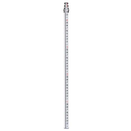 Measuring Rod 16-Feet/10ths 4 Sections Telescopic Grade Rod 1/10ft w/ Bag.