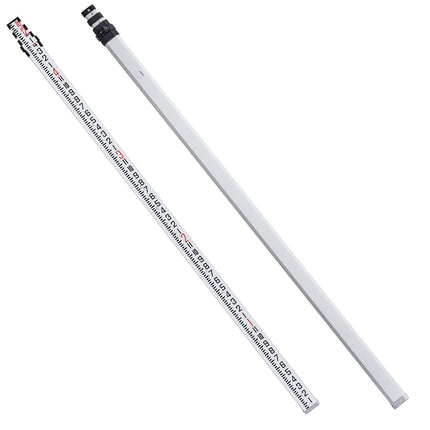 Measuring Rod 16-Feet/8ths 4 Sections Telescopic Grade Rod 1/8in w/ Bag.