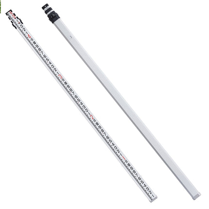 Measuring Rod 16-Feet/8ths 4 Sections Telescopic Grade Rod 1/8in w/ Bag.