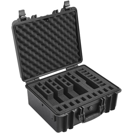 Hard Pistol Cases with Pre-cut Lining Lockable Pistol Case for 5 Pistol.