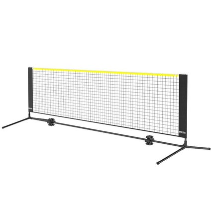 Badminton Net, Height Adjustable Volleyball Net, 10ft Wide Foldable Pickleball Net, Portable Easy Setup Tennis Net Set with Poles, Stand and Carry Bag, for Kids Backyard Game Indoor Outdoor Use.