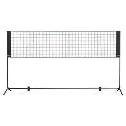 Badminton Net, Height Adjustable Volleyball Net, 10ft Wide Foldable Pickleball Net, Portable Easy Setup Tennis Net Set with Poles, Stand and Carry Bag, for Kids Backyard Game Indoor Outdoor Use.