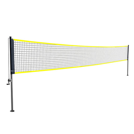 Badminton Net Set, Outdoor Backyard Beach Park Badminton Net, Portable Badminton Equipment Set, Adults Kids Badminton Net with Poles, Carrying Bag, 4 Iron Rackets, and 3 Nylon Shuttlecocks.