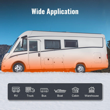 Bluetooth App Control Diesel Air Heater, 12V 2KW Diesel Heater with Automatic Altitude Adjustment, Remote Control and LCD, Diesel Parking Heater for RV Trailer Camper Van Boat And Indoors.
