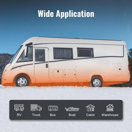 Bluetooth App Control Diesel Air Heater, 12V 5KW Diesel Heater with Automatic Altitude Adjustment, Remote Control and LCD, Diesel Parking Heater for RV Trailer Camper Van Boat And Indoors.