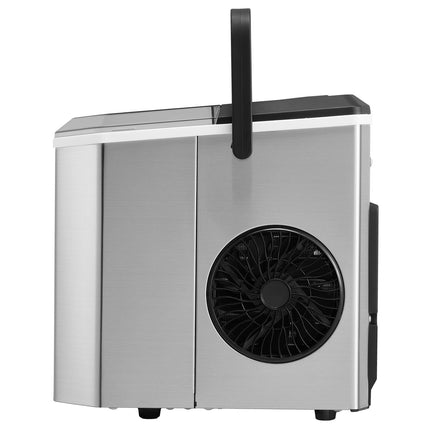 Portable Countertop Ice Maker 26Lbs/24H Self-Cleaning with Scoop Basket.