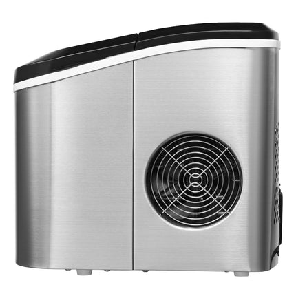 Portable Countertop Ice Maker 33Lbs/24H Self-Cleaning with Scoop Basket.