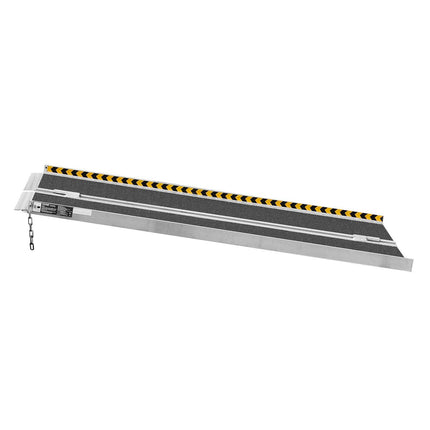 Portable Wheelchair Ramp, 183 cm 363 kg Capacity, Non-Slip Aluminum Folding Threshold Ramp, Foldable Mobility Scooter Ramp Wheel Chair Ramp, Handicap Ramp for Home Steps, Stairs, Doorways, Curbs.