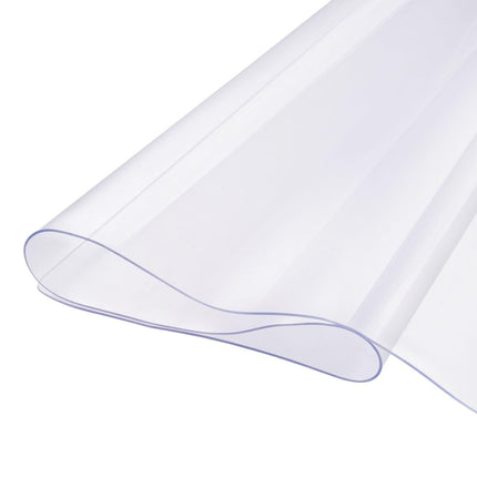 Plastic Table Cover, 42 x 60 Inch 2.0 mm Thick Clear Table Protector, Rectangle PVC Desk Mat, Waterproof & Easy Cleaning Desk Pad Tablecloth, for Office Dresser Dining Room Table Night Stand.
