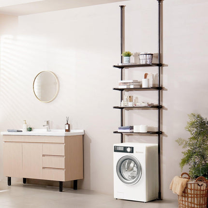 Over the Toilet Storage 4-Tier Bathroom Shelf Rack Space Saver Organizer.