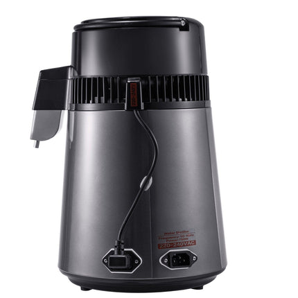 Home Water Distiller Distilled Water Maker 4 L with Dual Temp Display Grey.