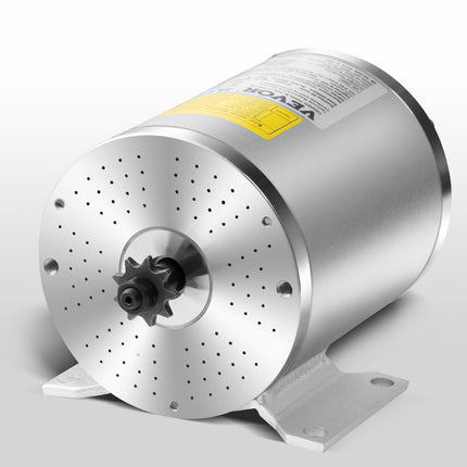 1800W Electric Brushless DC Motor Kit - 48V 4500rpm Motor with Upgraded Speed Controller, Foot Pedal and Throttle Grip Kit for Go Karts E-Bike Motorcycle Scooter.