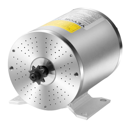 1800W Electric Brushless DC Motor Kit - 48V 4500rpm Motor with Upgraded Speed Controller, Foot Pedal and Throttle Grip Kit for Go Karts E-Bike Motorcycle Scooter.