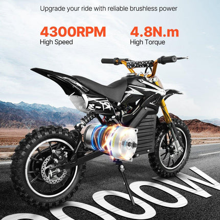2000W Electric Brushless DC Motor Kit - 48V 4300rpm Motor with Upgraded Speed Controller and Throttle Grip Kit for Go Karts E-Bike Motorcycle Scooter DIY.