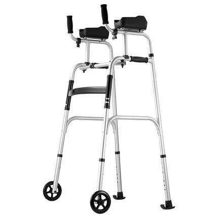 VEVOR Folding Walker — Adjustable Aluminium.