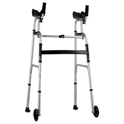 VEVOR Folding Walker — Adjustable Aluminium.