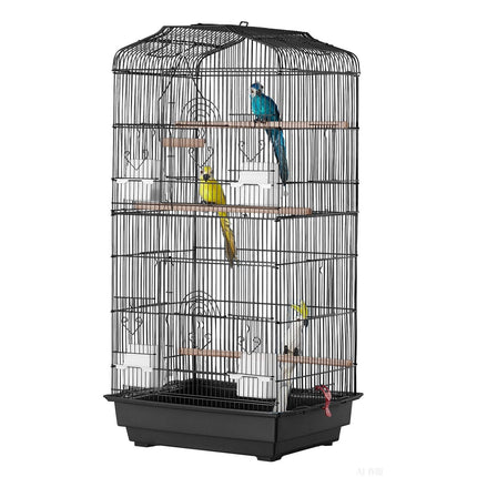 Bird Flight Cage 39 in Hanging Metal Parakeet Cage for Cockatiels Parrot.