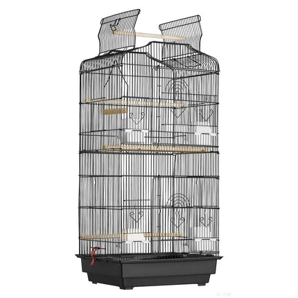 Bird Flight Cage 39 in Hanging Metal Parakeet Cage for Cockatiels Parrot.