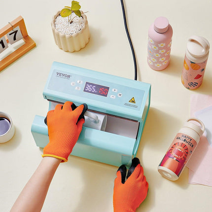 Auto Tumbler Heat Press Machine 325-887 ml Sublimation Mug Heat Press Blue.