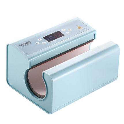 Auto Tumbler Heat Press Machine 325-887 ml Sublimation Mug Heat Press Blue.
